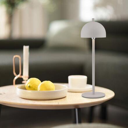 JUST LIGHT Kolekce Schöner Wohnen LED bateriové stolní svítidlo BELLIES, písková barva, nabíjecí, USB 3000K