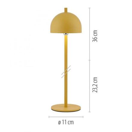 JUST LIGHT Kolekce Schöner Wohnen LED bateriové stolní svítidlo BELLIES, inspirováno květy, 3000K