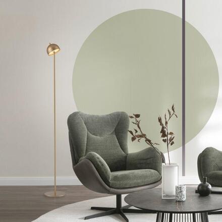 JUST LIGHT Kolekce Schöner Wohnen LED stojací svítidlo na baterie BELLIES, zlaté, nabíjecí přes USB 3000K