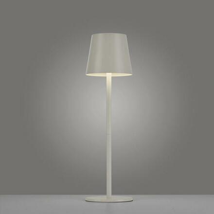 LEUCHTEN DIREKT is JUST LIGHT LED stolní lampa lakovaná šedá ochrana proti stříkající vodě na baterie 3000K LD 19250-40
