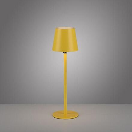 JUST LIGHT Nabíjecí svítidlo na láhev, s přídavnou nohou, žlutá 3000K