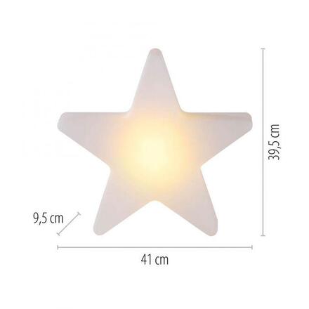 JUST LIGHT LED bateriové svítidlo AKKU-STAR, bílá, malé, venkovní, IP44, nabíjecí přes USB RGB/6000K