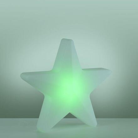 JUST LIGHT LED bateriové svítidlo AKKU-STAR, bílá, velké, venkovní IP44, nabíjecí přes USB RGB/6000K