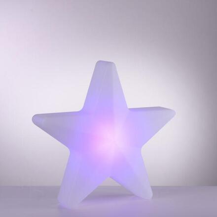 JUST LIGHT LED bateriové svítidlo AKKU-STAR, bílá, velké, venkovní IP44, nabíjecí přes USB RGB/6000K