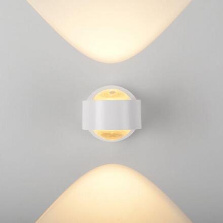 JUST LIGHT Kolekce Schöner Wohnen LED nástěnné svítidlo CHIA, bílé, Up- & Down Light 3000K