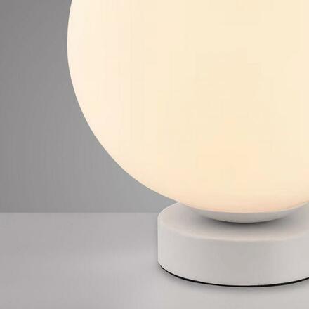 JUST LIGHT LED stolní lampa, koule, bílé, Smarthome, stmívatelné, dálkový ovladač s aplikací Tuya RGB, 2700-5000K