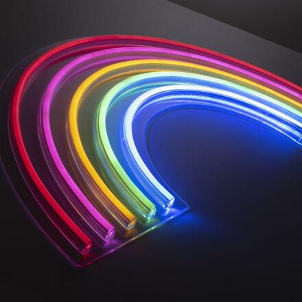 LEUCHTEN DIREKT is JUST LIGHT LED nástěnné svítidlo motiv duhy vícebarevné USB šňůrový vypínač dekorativní LD 85024-70