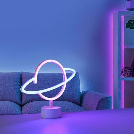LEUCHTEN DIREKT is JUST LIGHT LED stolní lampa dekorační vícebarevný motiv na baterie s vypínačem LD 85029-70