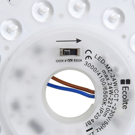 Ecolite SMD modul kruh 13cm 10W CCT IP20 920lm LED-MZ-10W/CCT