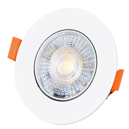 Ecolite SMD kruh 9cm výklopný max.7W IP20 560lm CCT bílá LED-YL201/7W/CCT/BI