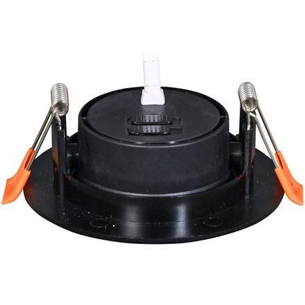 Ecolite SMD kruh 9cm výklopný max.7W IP20 560lm CCT černá LED-YL201/7W/CCT/CR