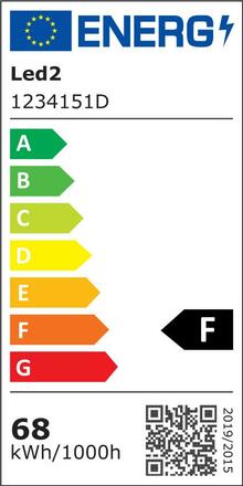 LED2 1234151D ROTO 60, W DIM 60+8 2700K/3200K/4000K