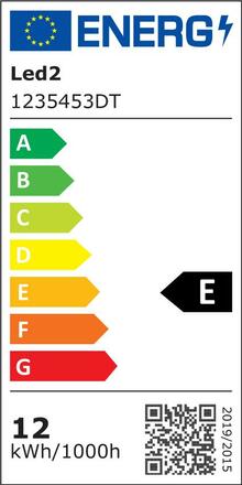 LED2 1235453DT KAPA ON 14, B TRIAC DIM 12W 3000K/3500K/4000K stropní černá