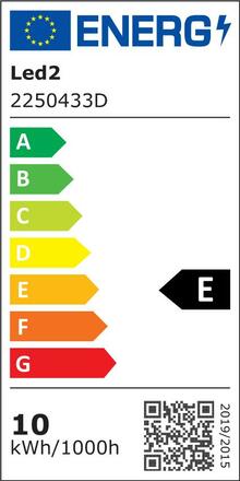 LED2 2250433D ZETA XS, B DIM 7 3000K ZÁPUSTNÉ ČERNÉ