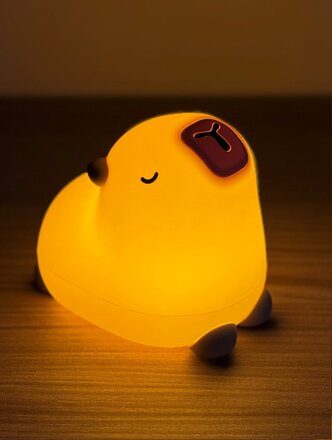 LED2 dětská lampička Kapybara LED teplá bílá nabíjecí USB