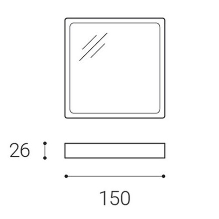 LED2 SLIM-Q ON, S STROPNÍ BÍLÉ 1183331