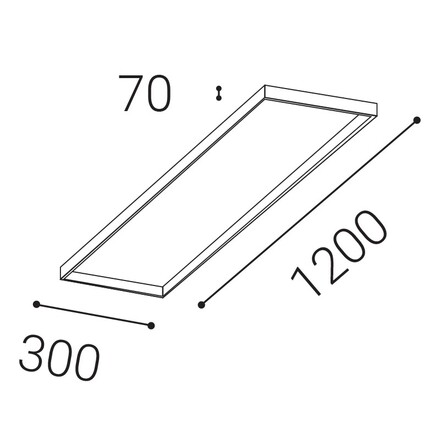 LED2 1229501 LENA 120 SURFACE KIT bílá