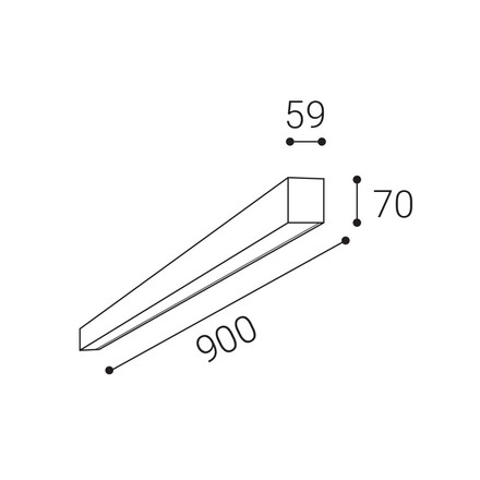 LED2 1237953DTW Stropní svítidlo NOLI II 90 P, B DALI TW/PUSH TW 30W 3000K-4000K černá