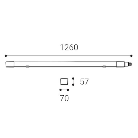 LED2 1240251 LEO II 120 40W 3000K/4000K/5700K šedá