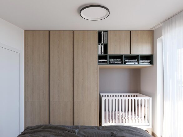 LED2 1271776DT Stropní svítidlo BELLA SLIM 78, N TRIAC 60W 2700K/3000K/4000K matný nikl