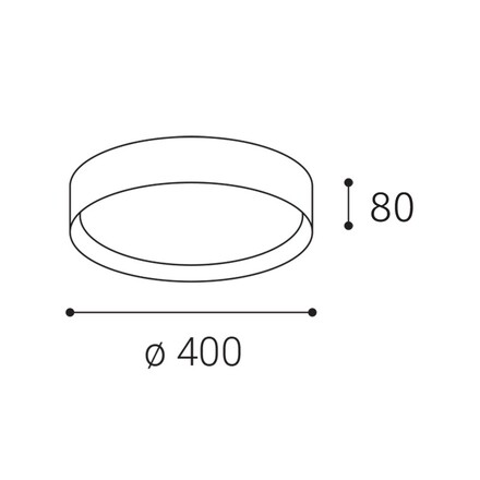 LED2 1272051 MILA 40,  30 2CCT 3000K/4000K STROPNÍ BÍLÉ