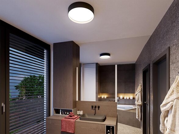 LED2 1272073DT Stropní svítidlo MILA 40, B TRIAC 30W 2700K/3000K/4000K černá