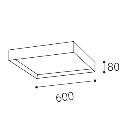 LED2 1272351DT MILO 60, W DIM 30W 2CCT 3000K/4000K stropní bílé