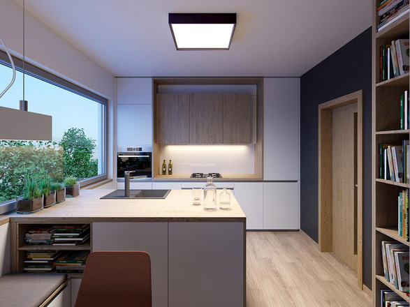 LED2 1272373ZBTW Stropní svítidlo MILO 60, B ZIGBEE TW 60W 2700K-4000K černá