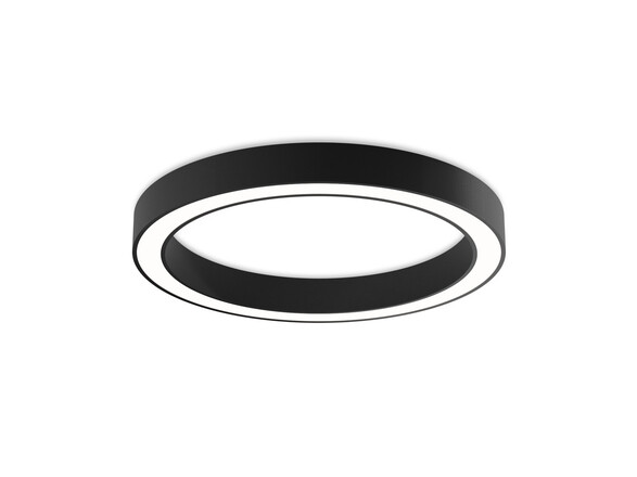 LED2 1273773CSTW Stropní svítidlo SATURN SLIM 80, B CASAMBI TW 60W 2700K - 4000K černá