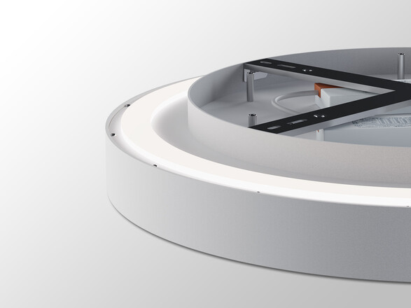 LED2 1275773DT Stropní svítidlo RINGO II 80 P/N, B TRIAC 80+12W 2700K/3000K/4000K černá