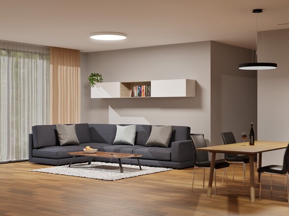 LED2 1276771D Stropní svítidlo MONO SLIM 100, W DALI/PUSH 115W 2700K/3000K/4000K bílá