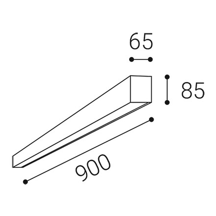 LED2 1314151 Stropní svítidlo LINO II 90 P, W PRISMA 18-24W 3CCT 3000K/3500/4000K bílá