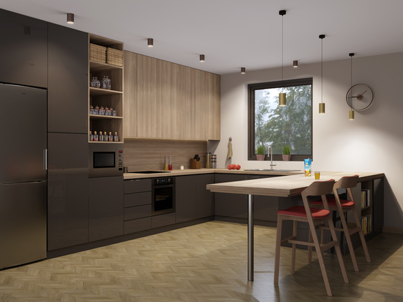 LED2 1480526 Stropní svítidlo TINY II L, N 8W 2700K matný nikl