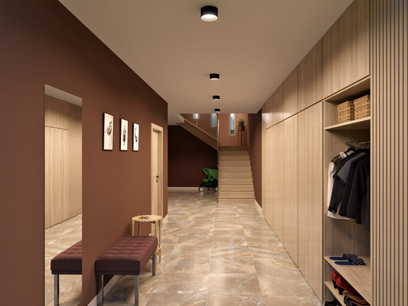 LED2 1481556DT Stropní svítidlo ZETA ON XL, N TRIAC 20-25W 3000K/3500K/4000K UGR matný nikl