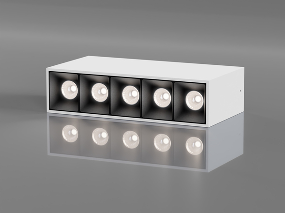 LED2 1562571 Stropní svítidlo LINEAR II ON 5, W 10W 2700K/3300K/4000K UGR bílá