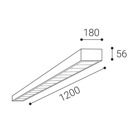 LED2 1570151D Stropní svítidlo SIMA II 120 DALI/PUSH 36W 3000K/3500K/4000K UGR bílá