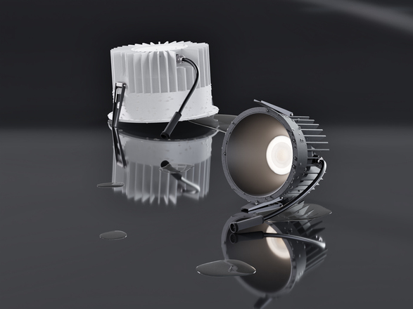 LED2 2095133D Zápustné venkovní svítidlo VIGO S, B DALI/PUSH DIM 18W 3000K černá
