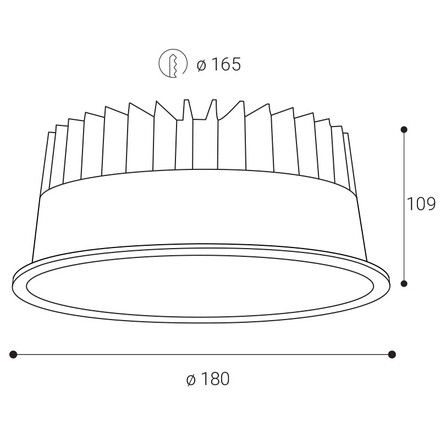 LED2 2096343 Zápustné svítidlo VIGO XL, B 38-48W 4000K UGR černá