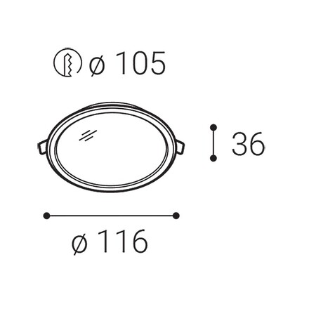 LED2 2190231 EASY-R, S 6W 3000K 2190231