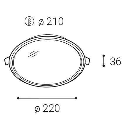 LED2 2190431 EASY-R, L 18W 3000K 2190431