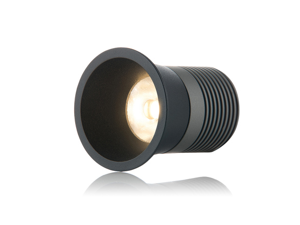 LED2 2250333CS Zápustné svítidlo RAY M, B CASAMBI 10W 3000K UGR černá