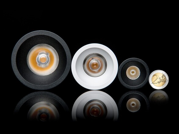 LED2 2250333D RAY M, B DIM 10 3000K ZÁPUSTNÉ ČERNÉ