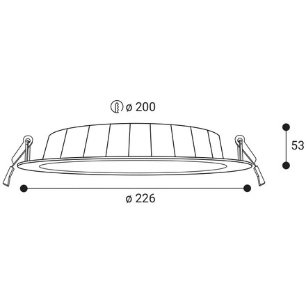 LED2 2460451 Zápustné svítidlo GAMA 23, W 21W 3000K/3500K/4000K bílá