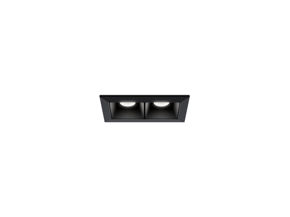 LED2 2491253D Zápustné svítidlo LINEAR II 2, B DALI/PUSH 4W 3000K/3500K/4000K UGR černá