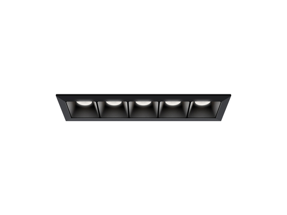LED2 2491353D Zápustné svítidlo LINEAR II 5, B DALI/PUSH 10W 3000K/3500K/4000K UGR černá