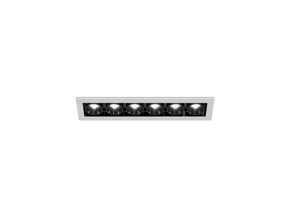 LED2 2560251DTW Zápustné svítidlo RIVA MINI 6, W DALI TW/PUSH TW 10W 3000K-4000K UGR bílá