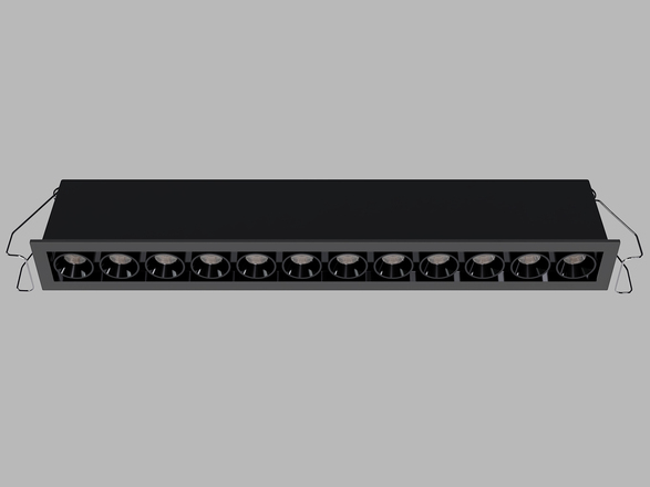 LED2 2560353DT Zápustné svítidlo RIVA MINI 12, B TRIAC 20W 3000K/3500K/4000K UGR černá