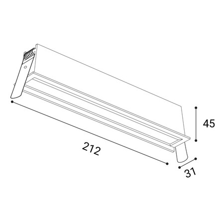LED2 2560553D Zápustné svítidlo RIVA MINI WW 12, B DALI/PUSH 20W 3000K/3500K/4000K UGR černá