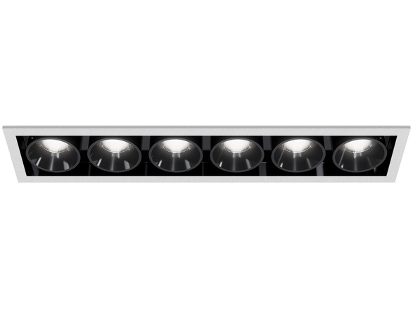 LED2 2560851DT Zápustné svítidlo RIVA MAXI 6, W TRIAC 30W 3000K/3500K/4000K UGR bílá