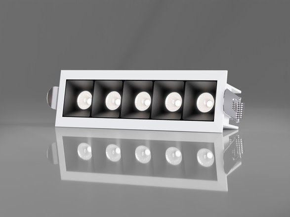 LED2 2562771DTW Zápustné svítidlo LINEAR II 5, W DALI TW/PUSH TW 10W 2700K-4000K UGR bílá